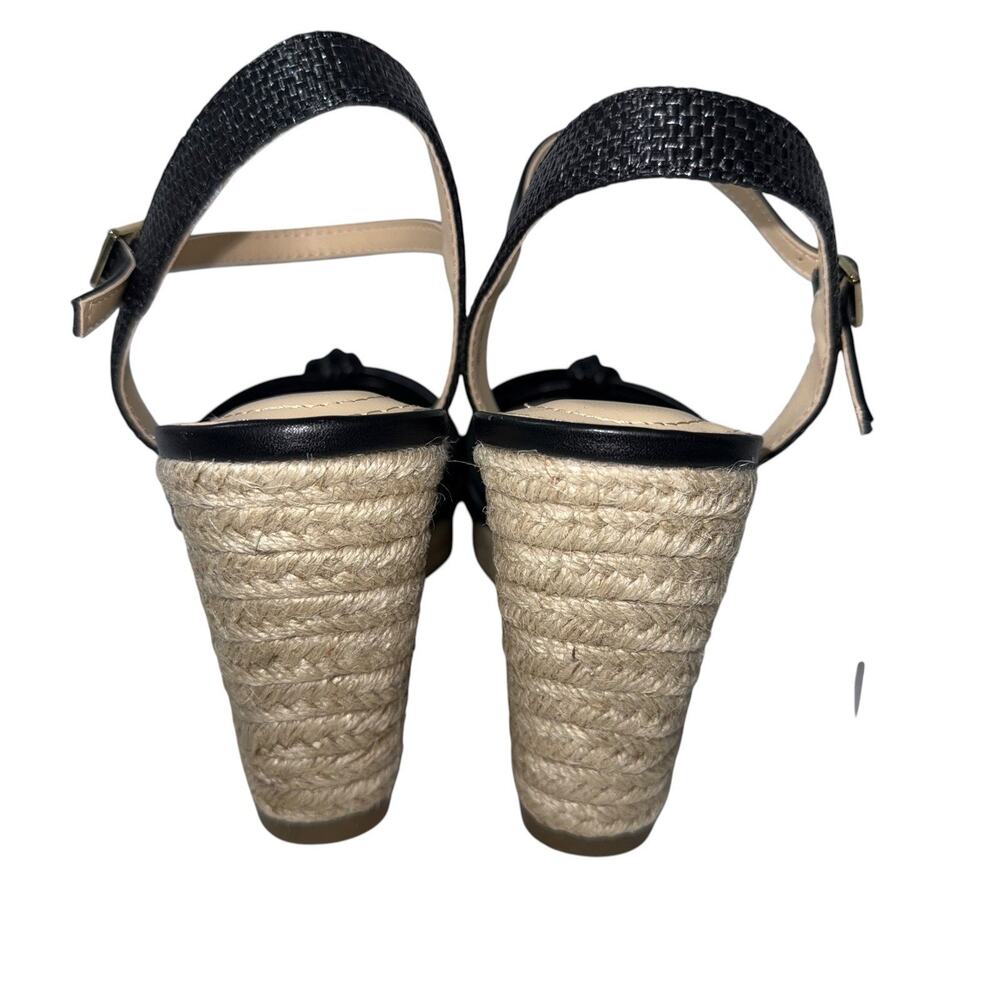 Liz Claiborne Women's Marcos Wedge Sandals in black Size 9.5M - Picture 10 of 16